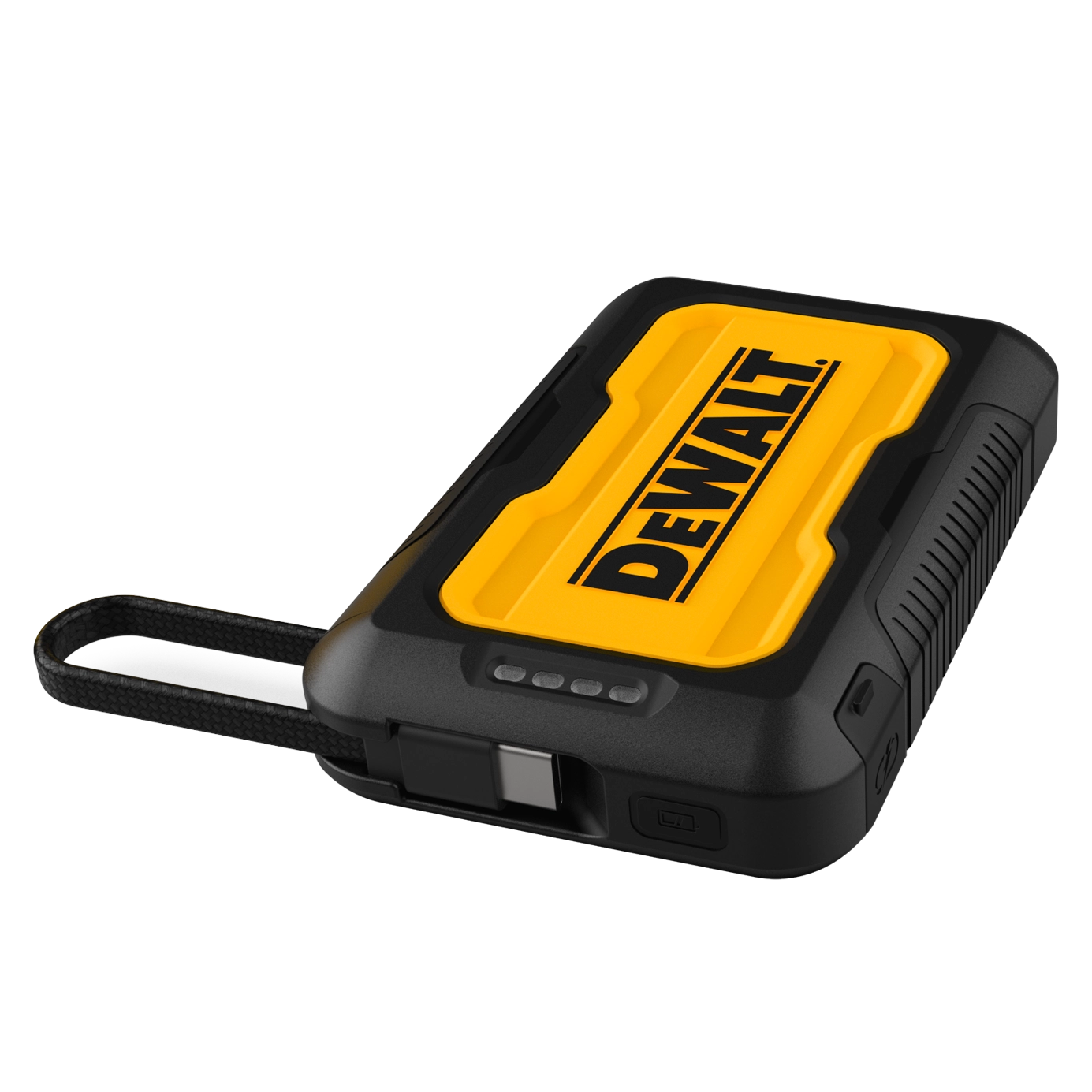 10K Powerbank with Integrated Type C Cable & Folding Wall Plug