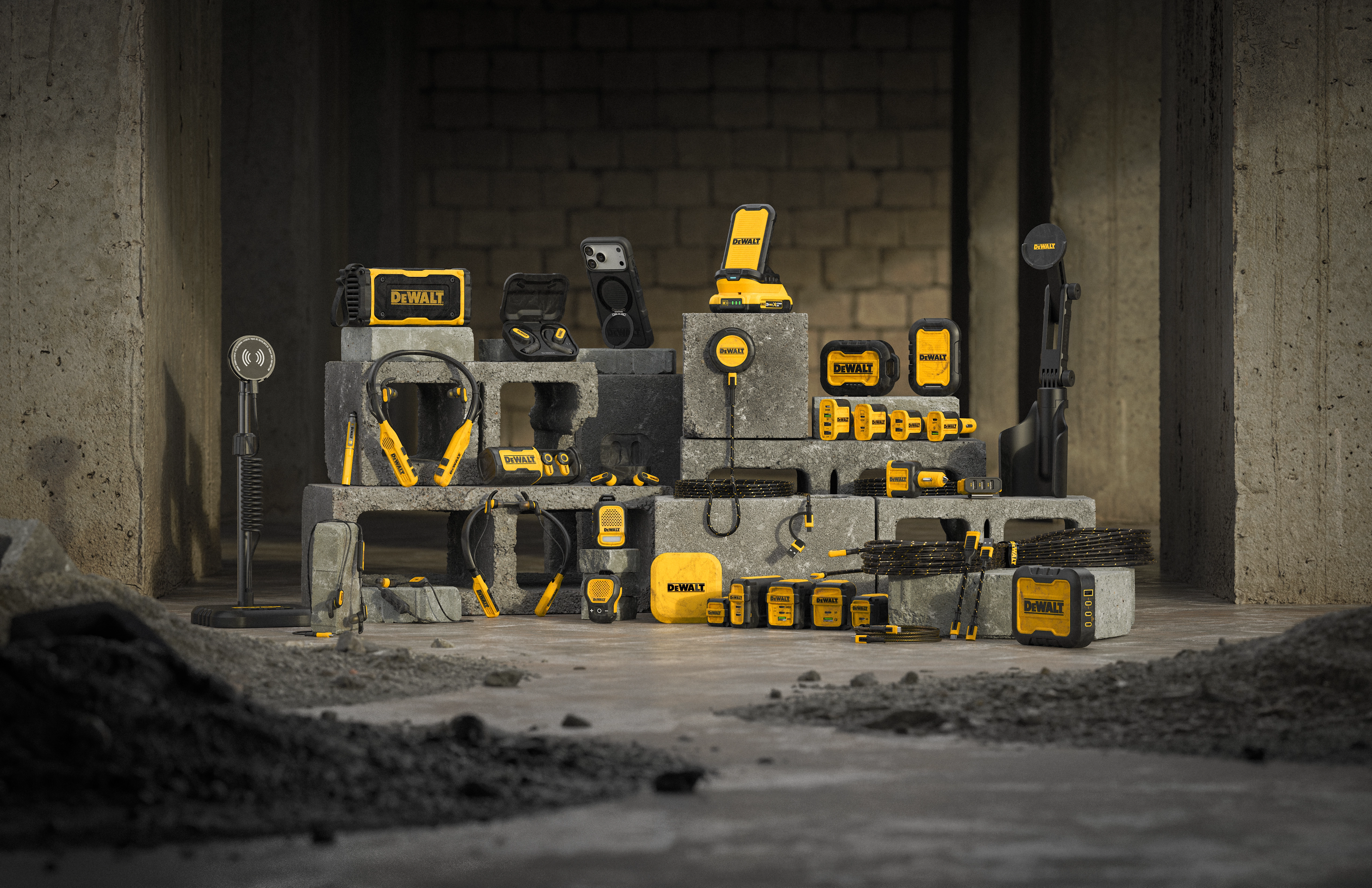 DEWALT licensed technology full product family render