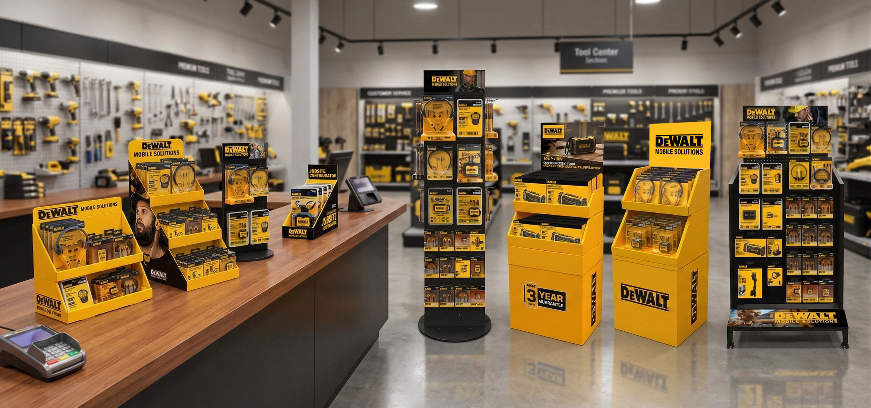 DEWALT retail display systems