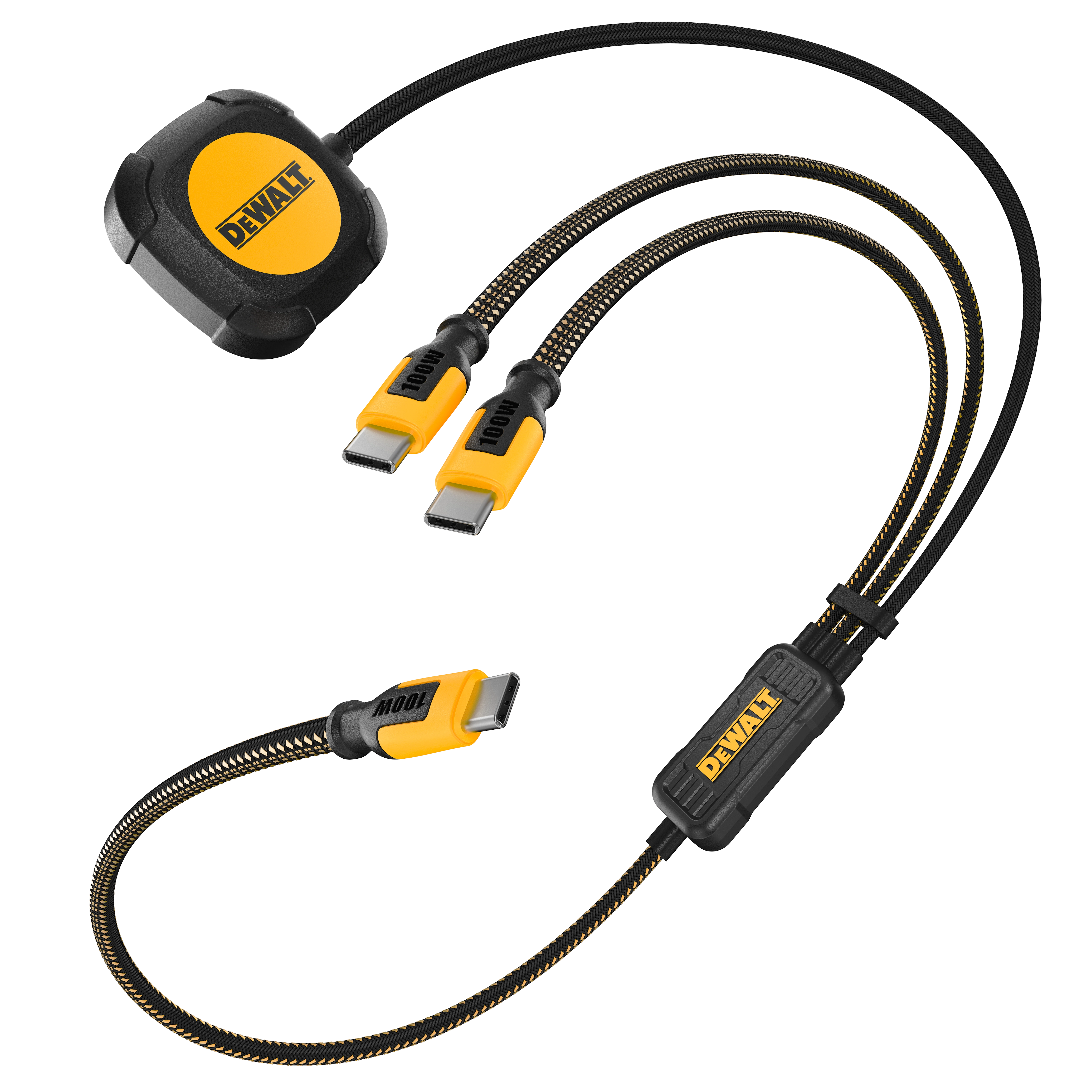 1-in-3 Splitter Cable with Watch Charger, 100W