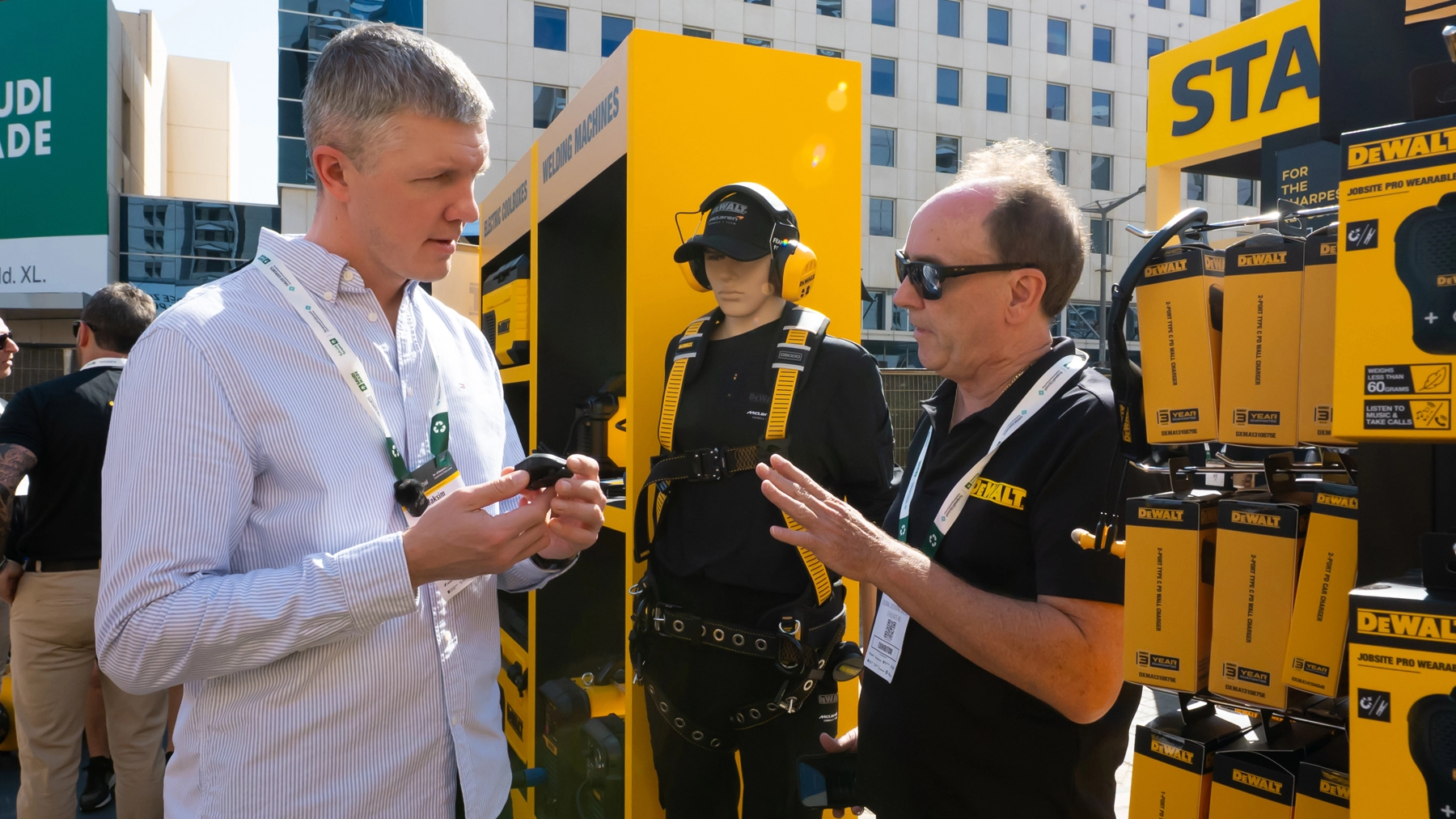 DEWALT outdoor demonstration at Big 5 event
